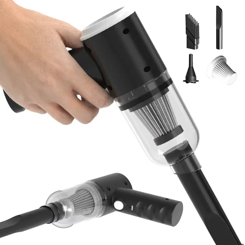 Car Vacuum Cleaner Portable Small Vacuum Cleaner For Multi Purpose Vehicles Small Household Pump Handheld Car Vacuum Cleaner
