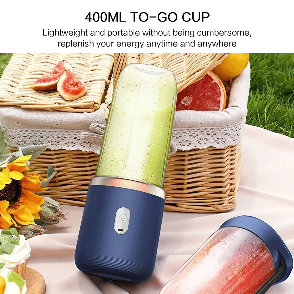 400ml Dual Cup USB with Portable Juice Extractor Mini Juice Blender Home Juice Extractor Juice Separator Small Complementary